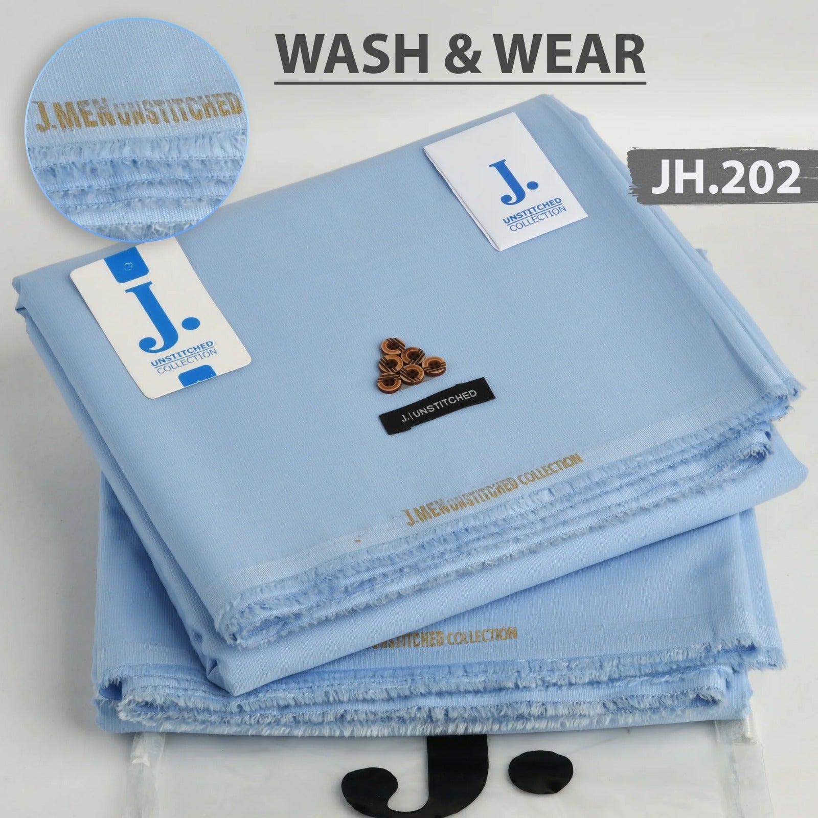 J. Wash n Wear Unstitched Suit 031