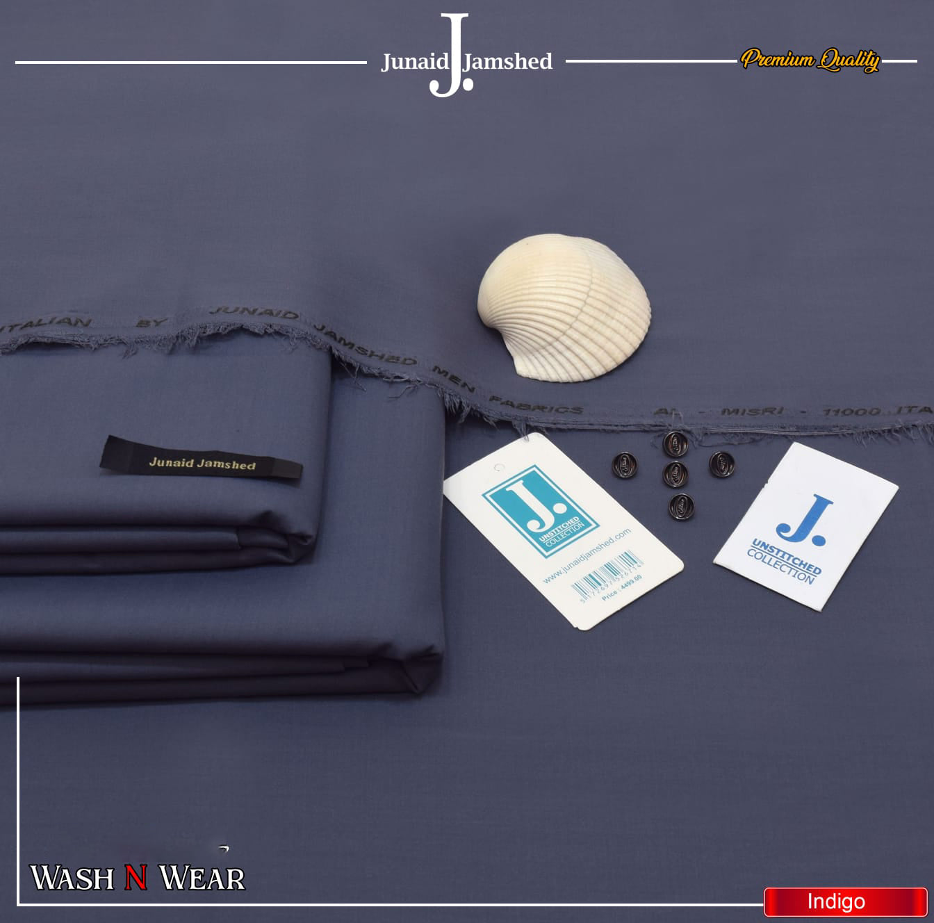 J. Wash n Wear Unstitched Suit 016