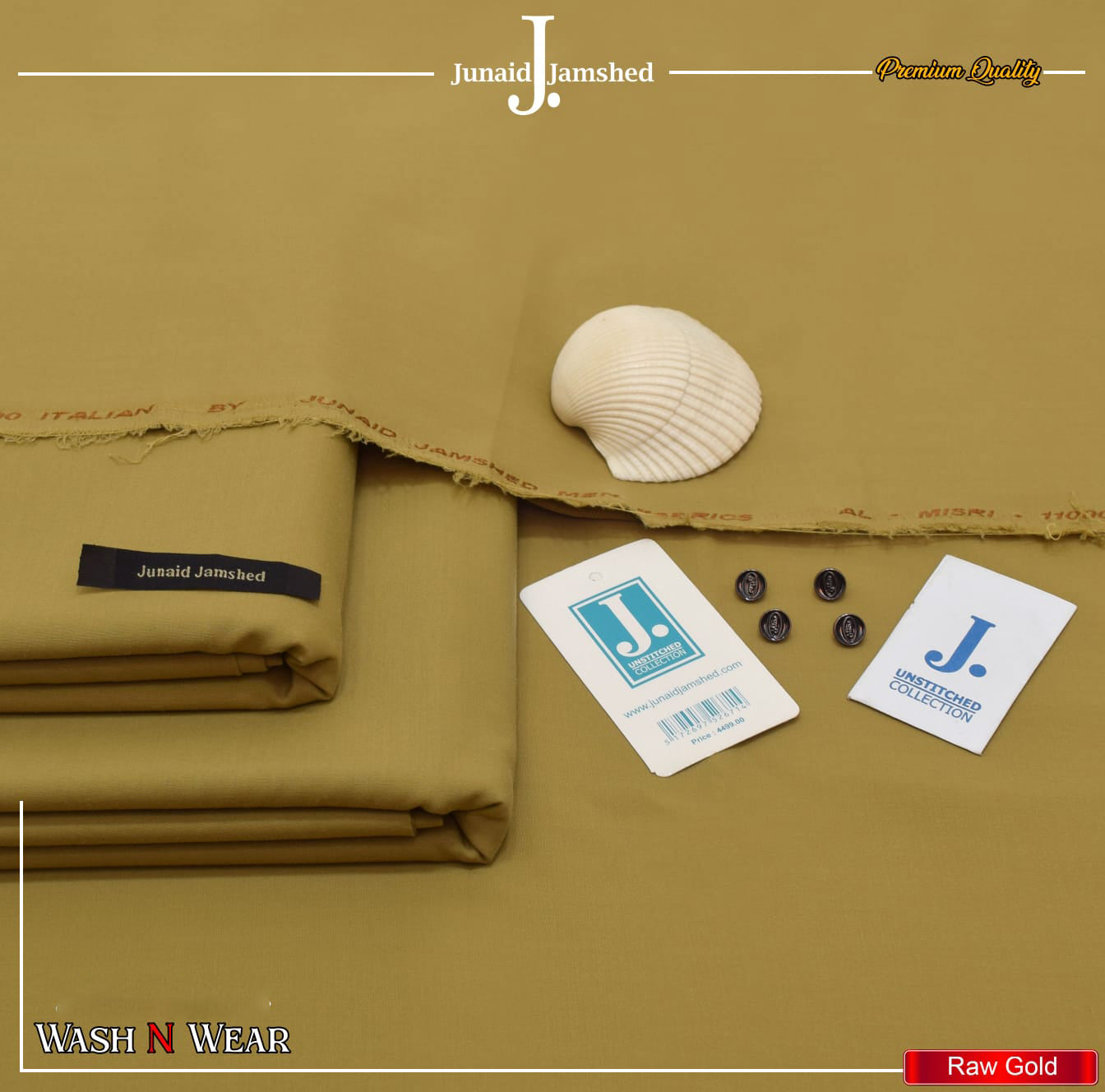 J. Wash n Wear Unstitched Suit 012