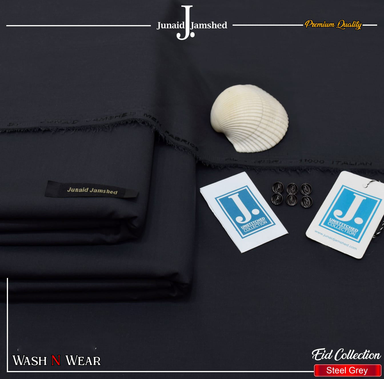 J. Wash n Wear Unstitched Suit 011