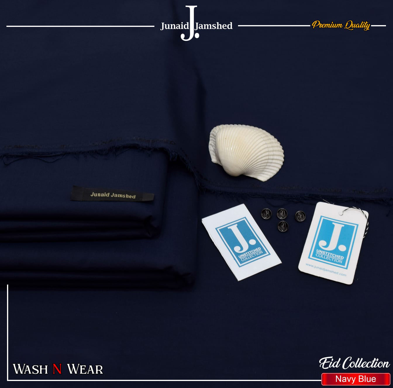 J. Wash n Wear Unstitched Suit 046