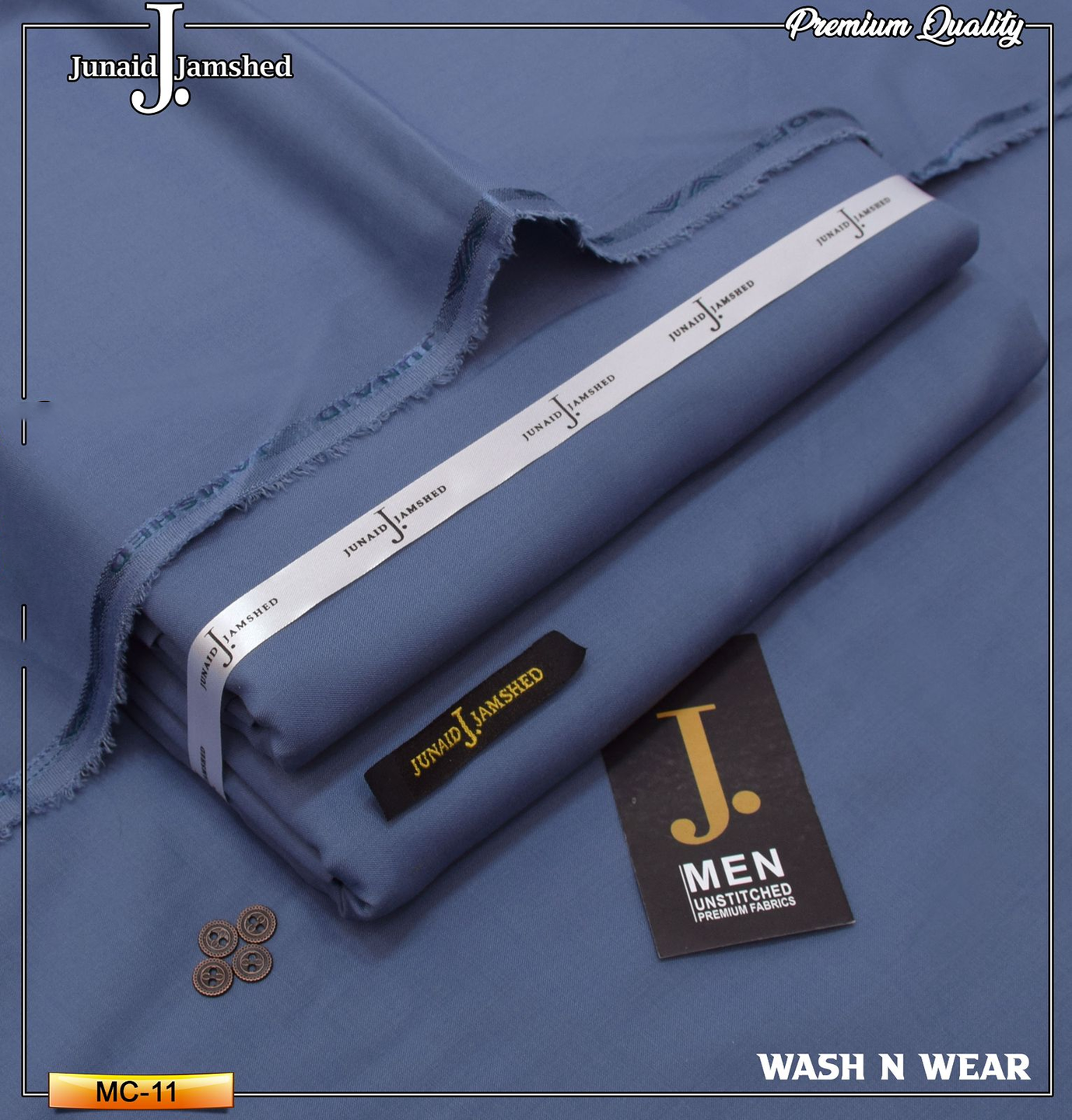 J. Wash n Wear Unstitched Suit 057