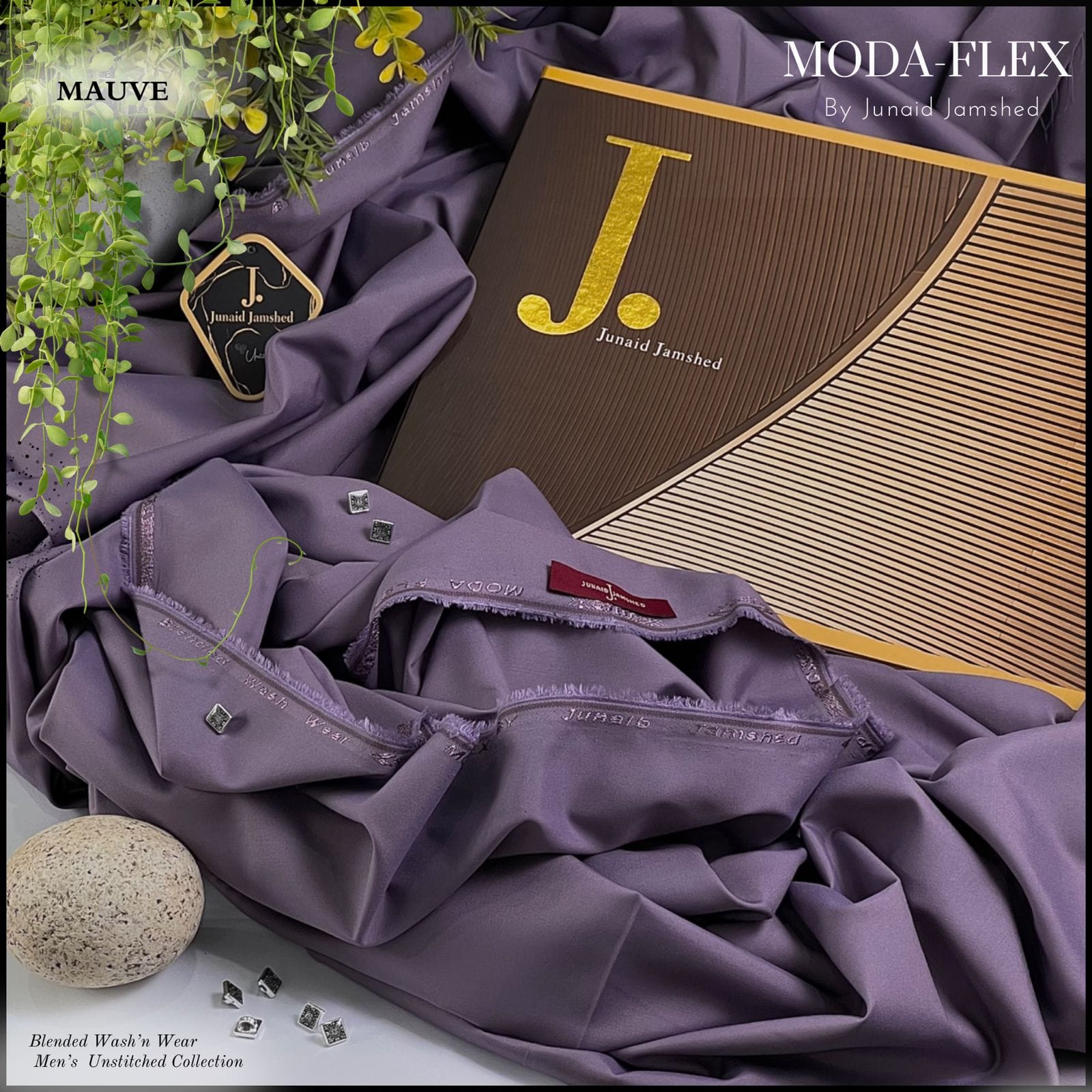 J. Wash n Wear Unstitched Suit 006
