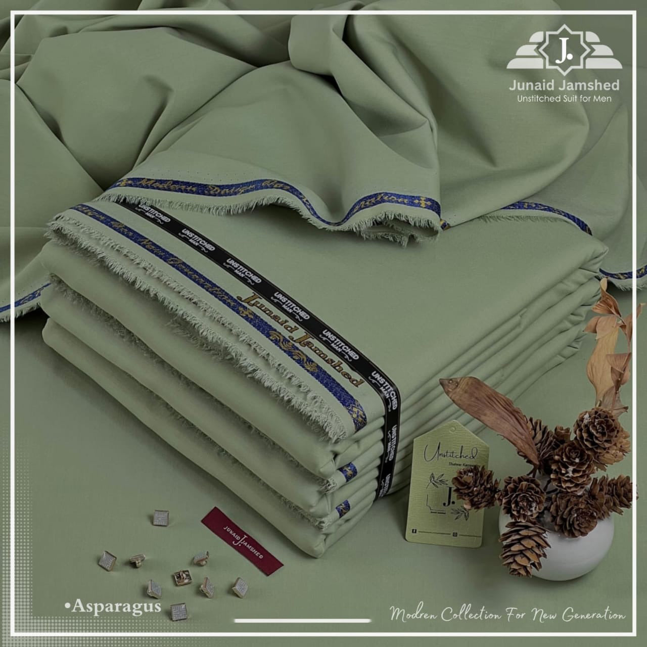 J. Wash n Wear Unstitched Suit 020