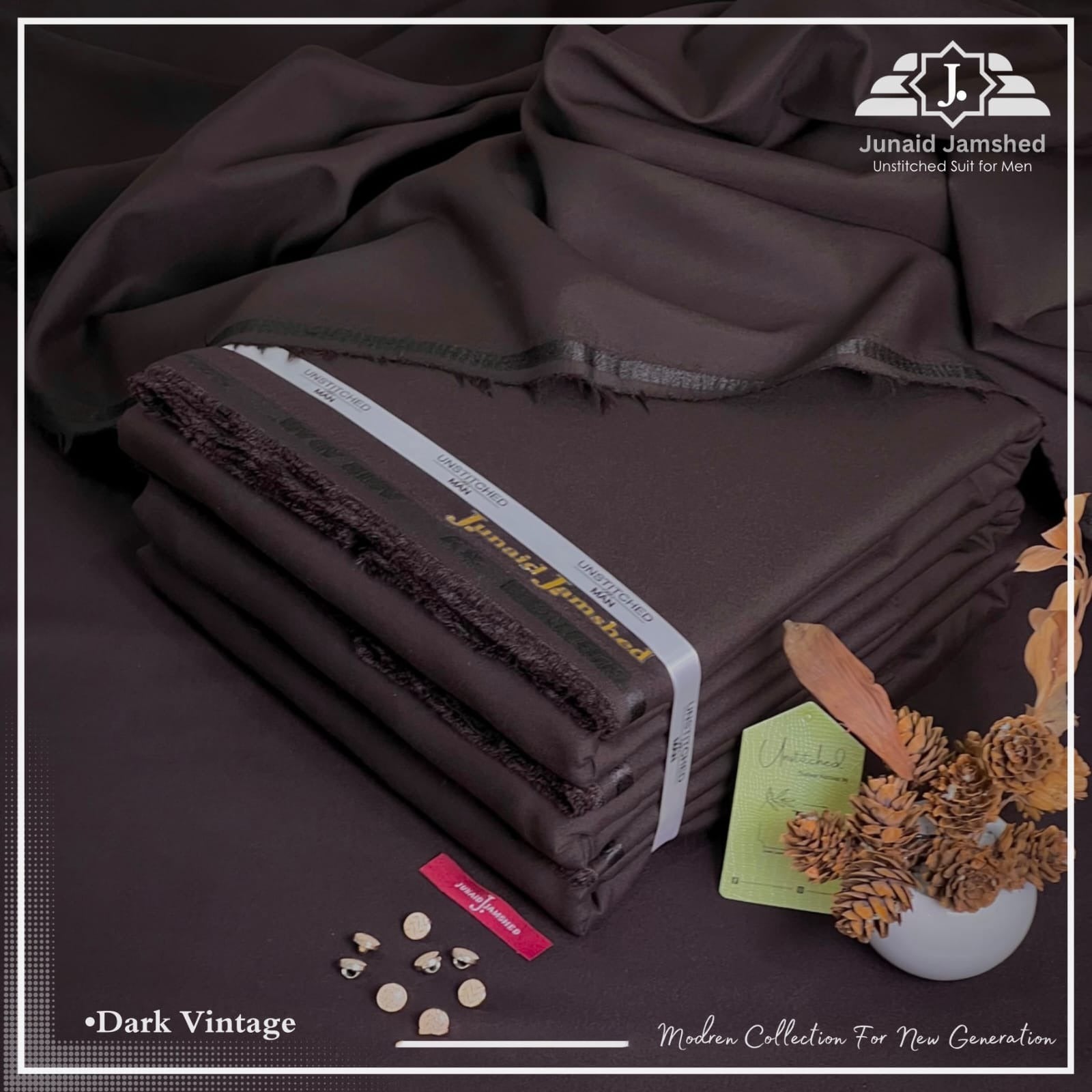 J. Wash n Wear Unstitched Suit 027